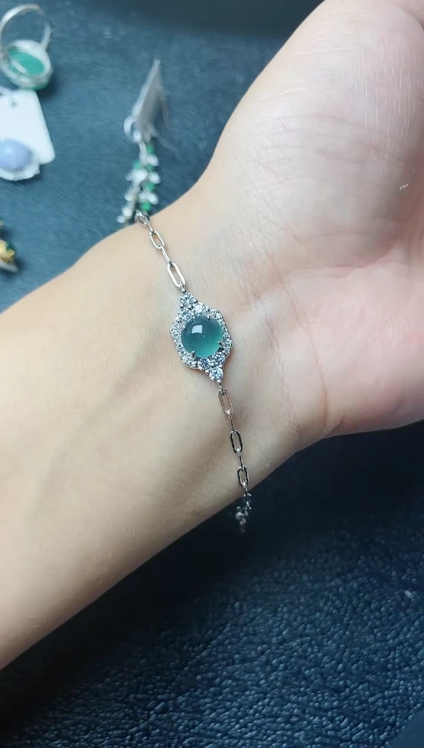 【闪购商品】翡翠戒指银S925镶嵌11111