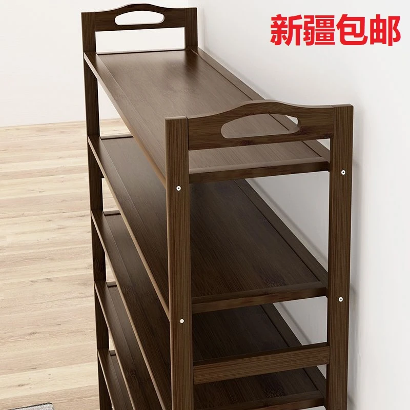 新疆包邮鞋架家用门口结实鞋柜清仓实木鞋架子简易多层宿舍置物架