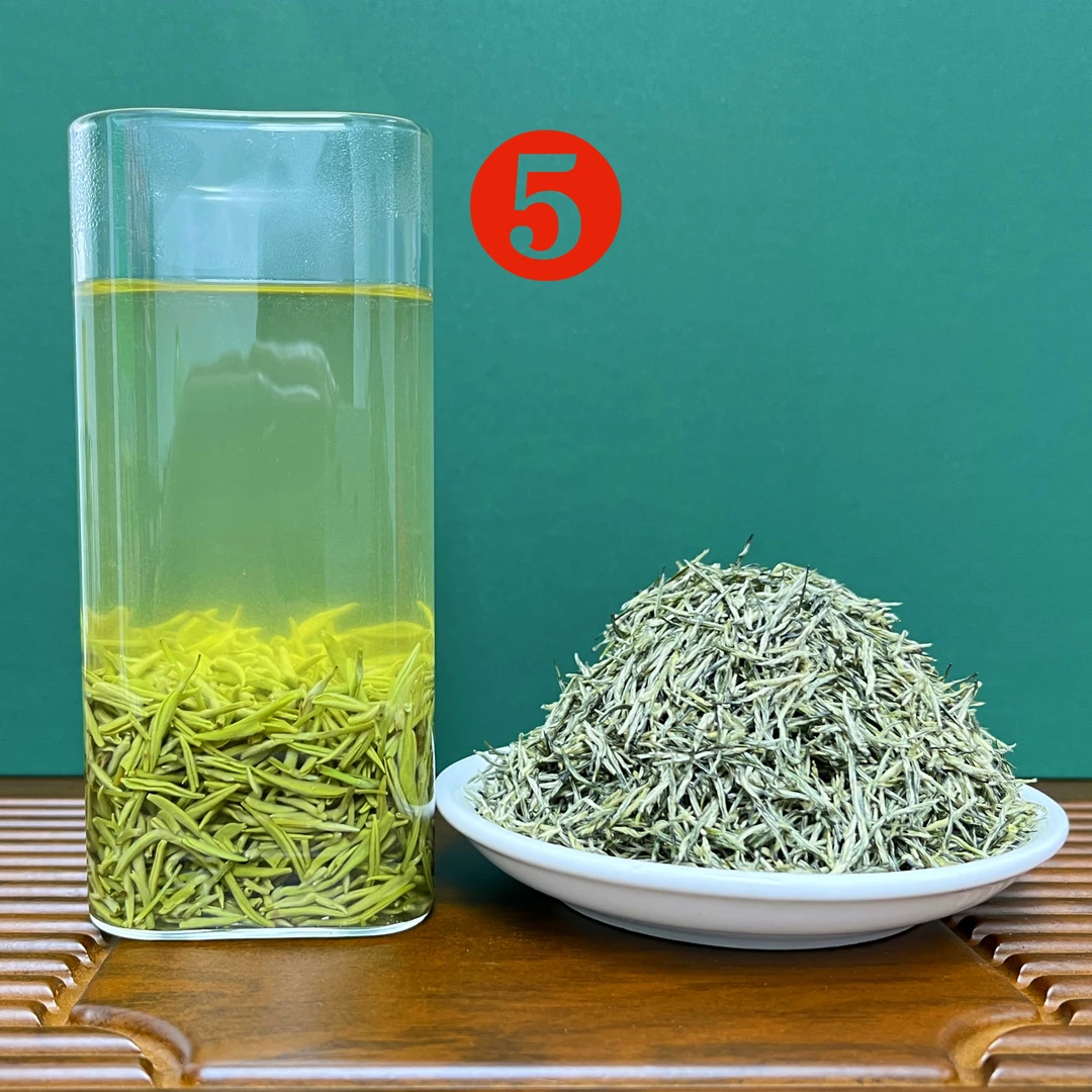 信阳毛尖明前芽芯兰花香冰糖甜回甘回甜持久（5号茶）