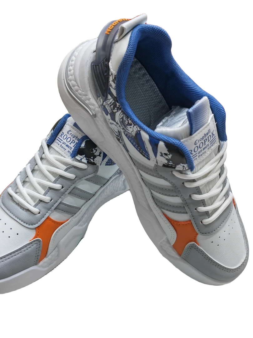 男士百搭透气潮流鞋防滑轻便训练舒适时尚休闲鞋低帮超轻耐磨系带