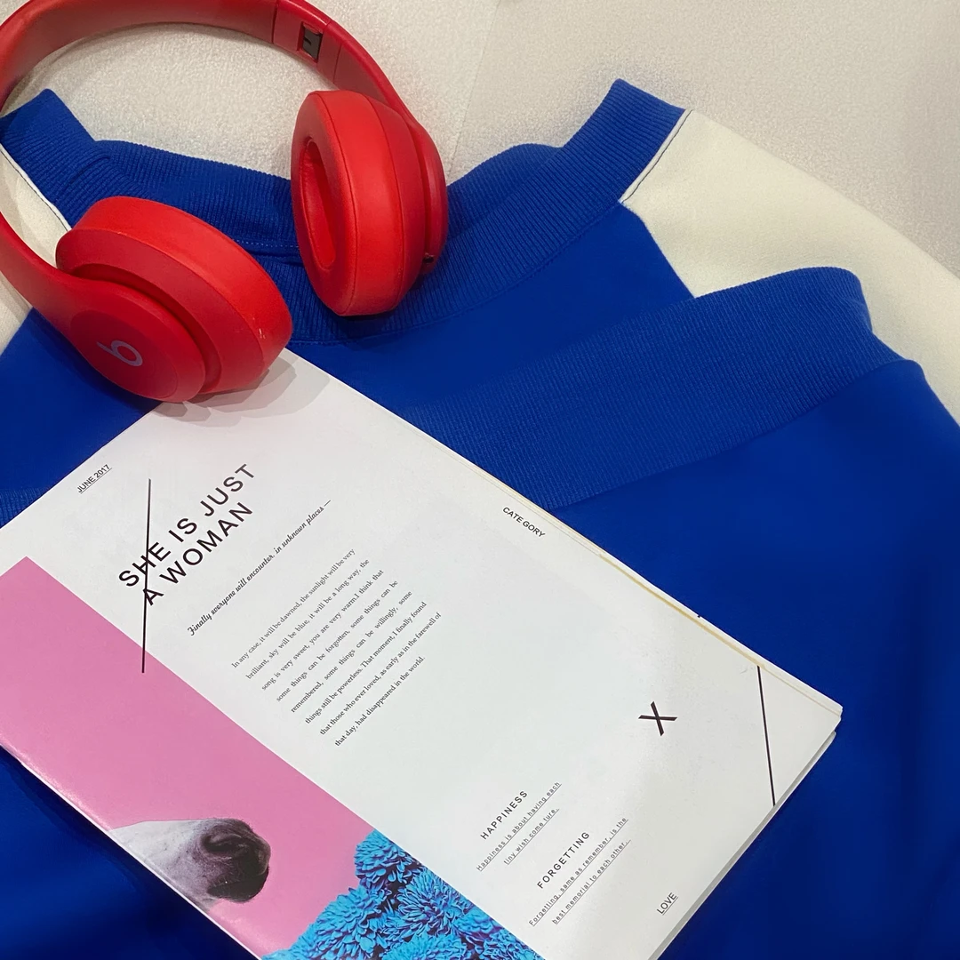 【蓝精灵卫衣】秋冬新品长袖卫衣插肩百搭圆领套头卫衣07-22507