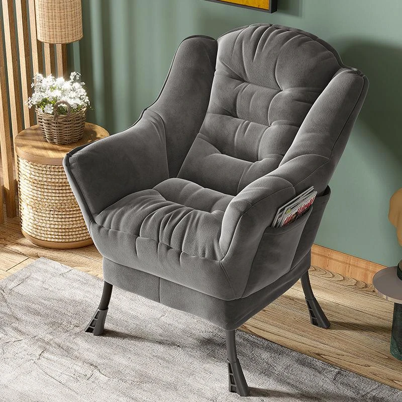 懒人沙发单人家用休闲电脑椅学生宿舍小沙发椅子卧室阳台靠背躺椅