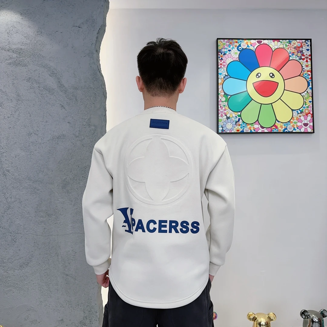 探戈服饰【太阳花字母卫衣】冬季潮牌轻奢百搭洋气加绒款长袖89227