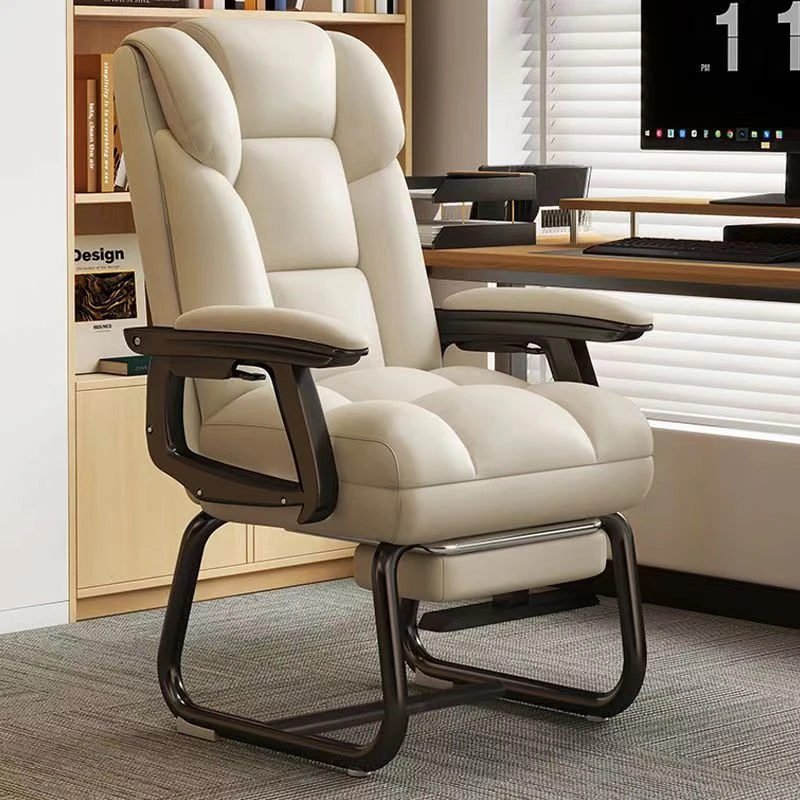 办公椅电脑椅舒适久坐家用座椅可躺午休弓形椅书桌靠背椅子宿舍