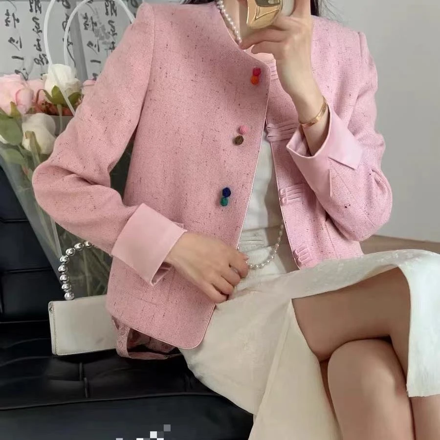 春季女生新款设计师时尚短外套 LSNZB0000A05