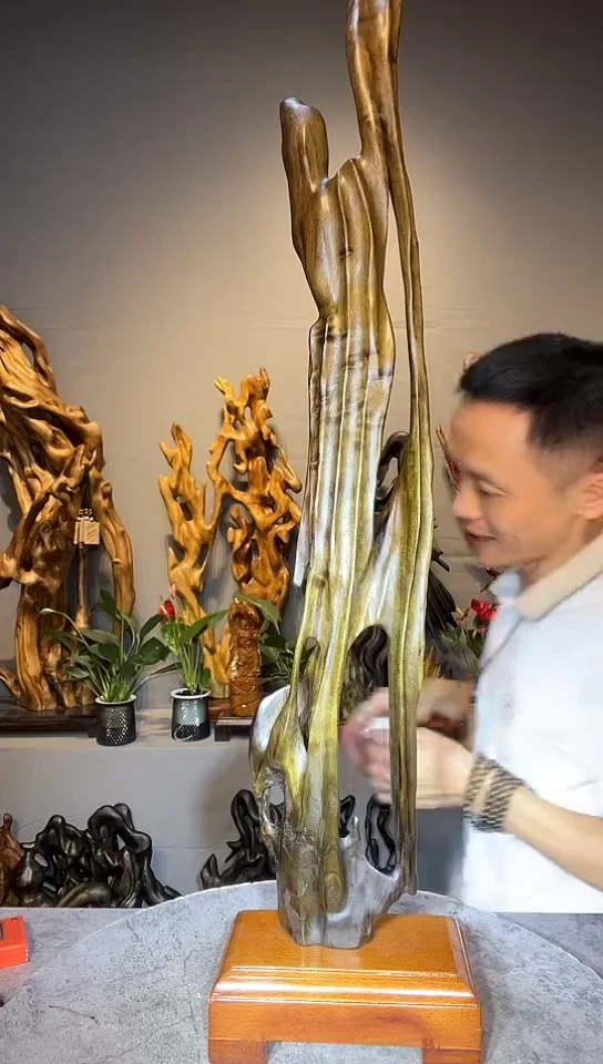 【闪购商品】金丝楠金丝楠小叶桢楠随行摆件10