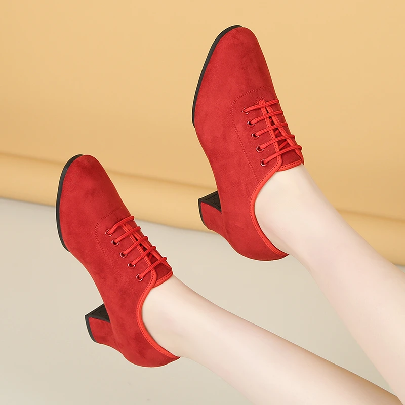 拉丁舞鞋女软底交谊舞广场摩登舞教师鞋形体练功鞋T台走秀舞蹈鞋