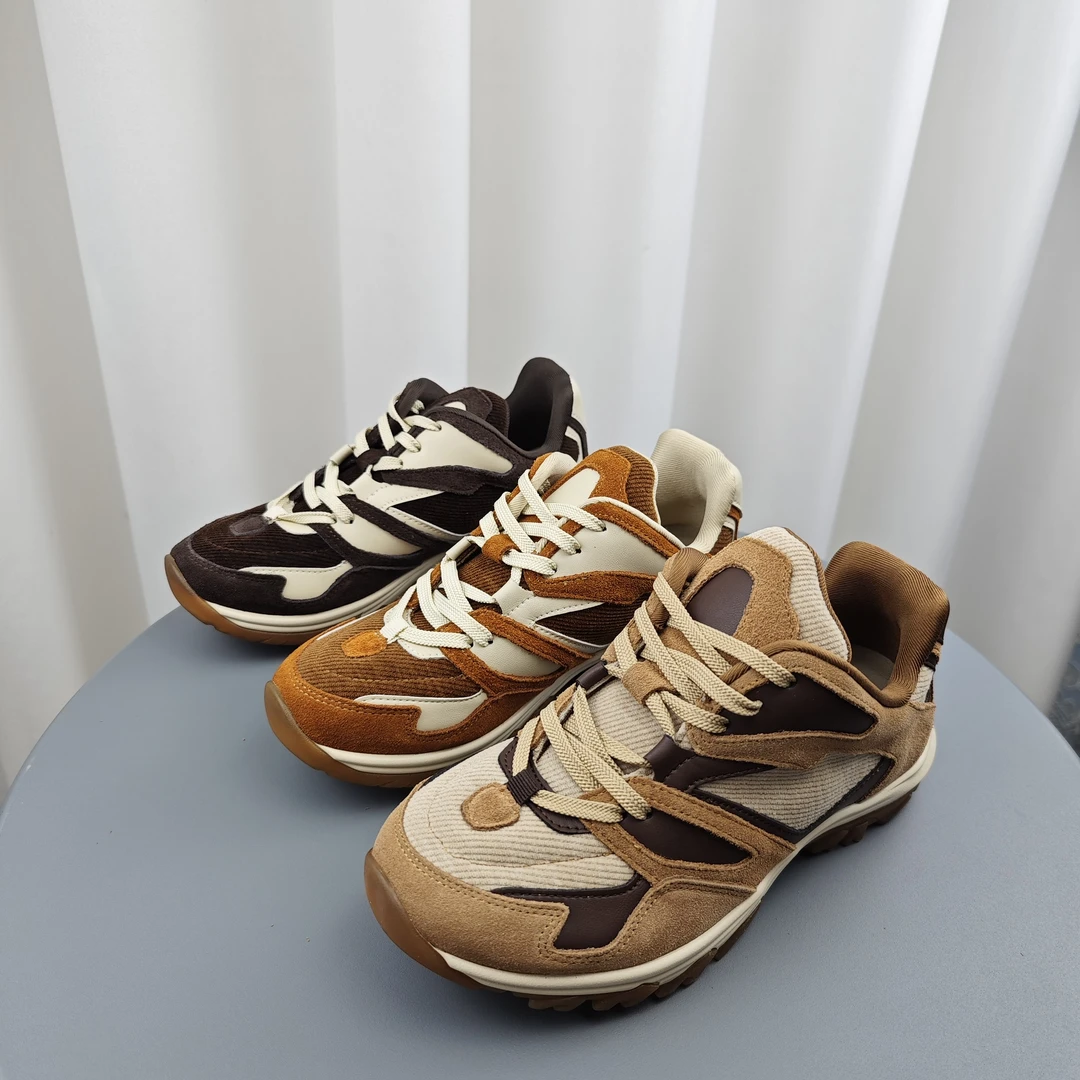 SGIRL TWTW复古撞色系带厚底老爹鞋女2024新款时尚舒适显瘦阿甘鞋