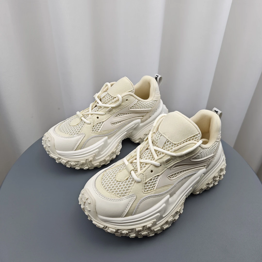 SGIRL TWTW韩版网面厚底老爹鞋女2024新款时尚百搭透气运动休闲鞋