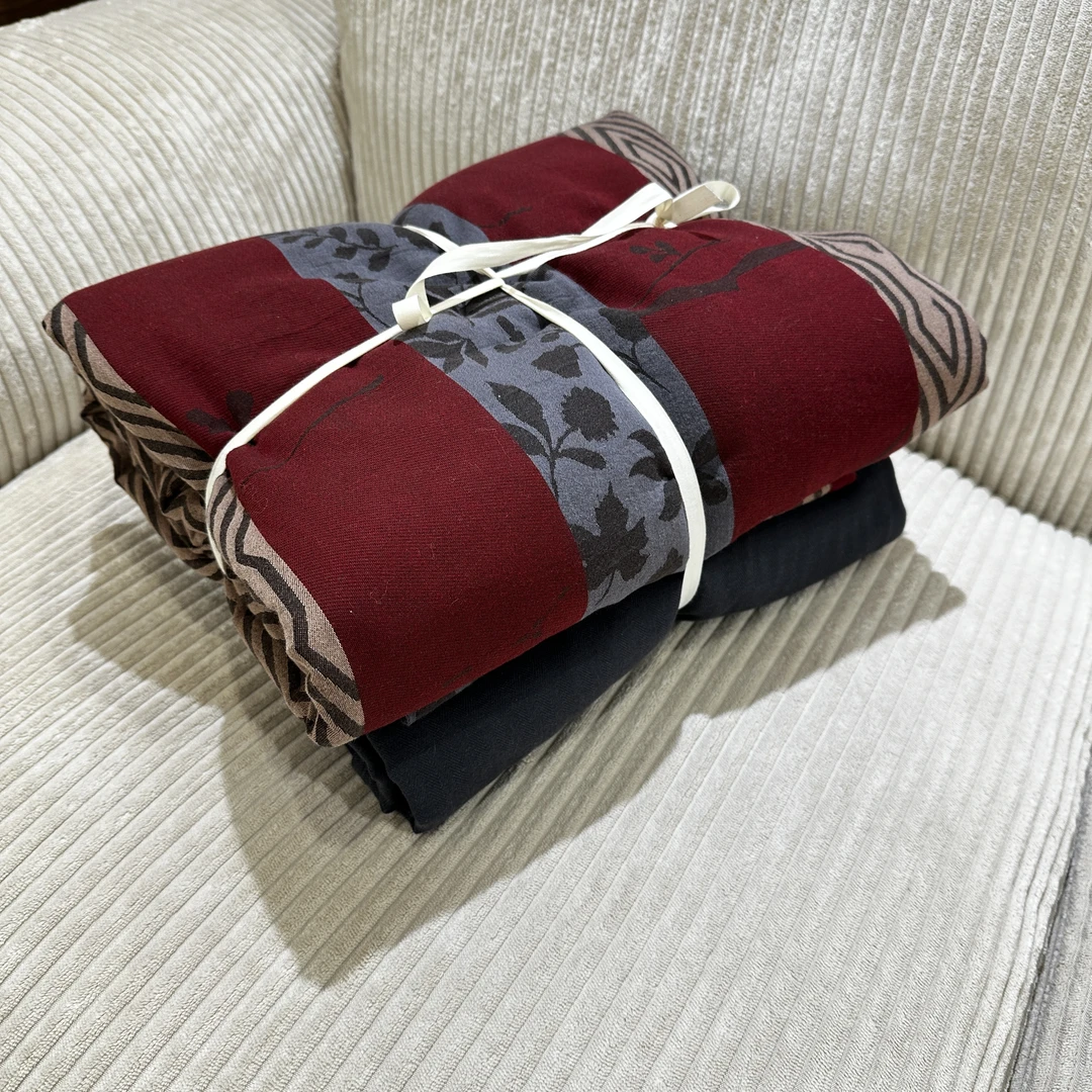 【超级红】达衣言风格 设计师款双层纱四件套