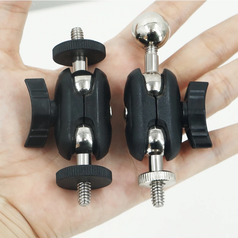 万向豌豆怪手脚架支架头配件手机夹直播架手机支架360度调节云台