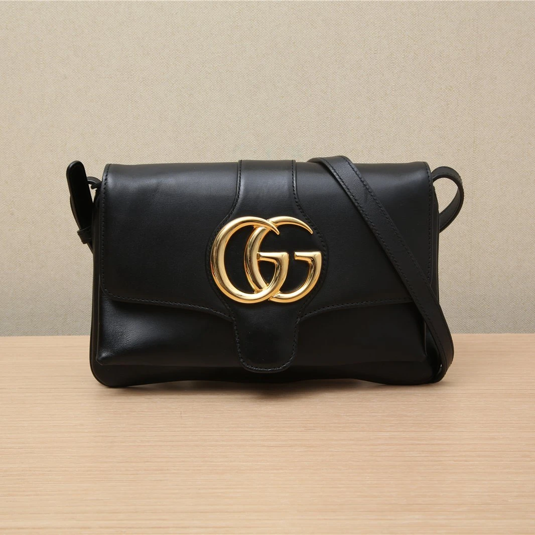 90新 GUCCI/古驰 Arli 小号包 25 黑色 皮革C P222429694