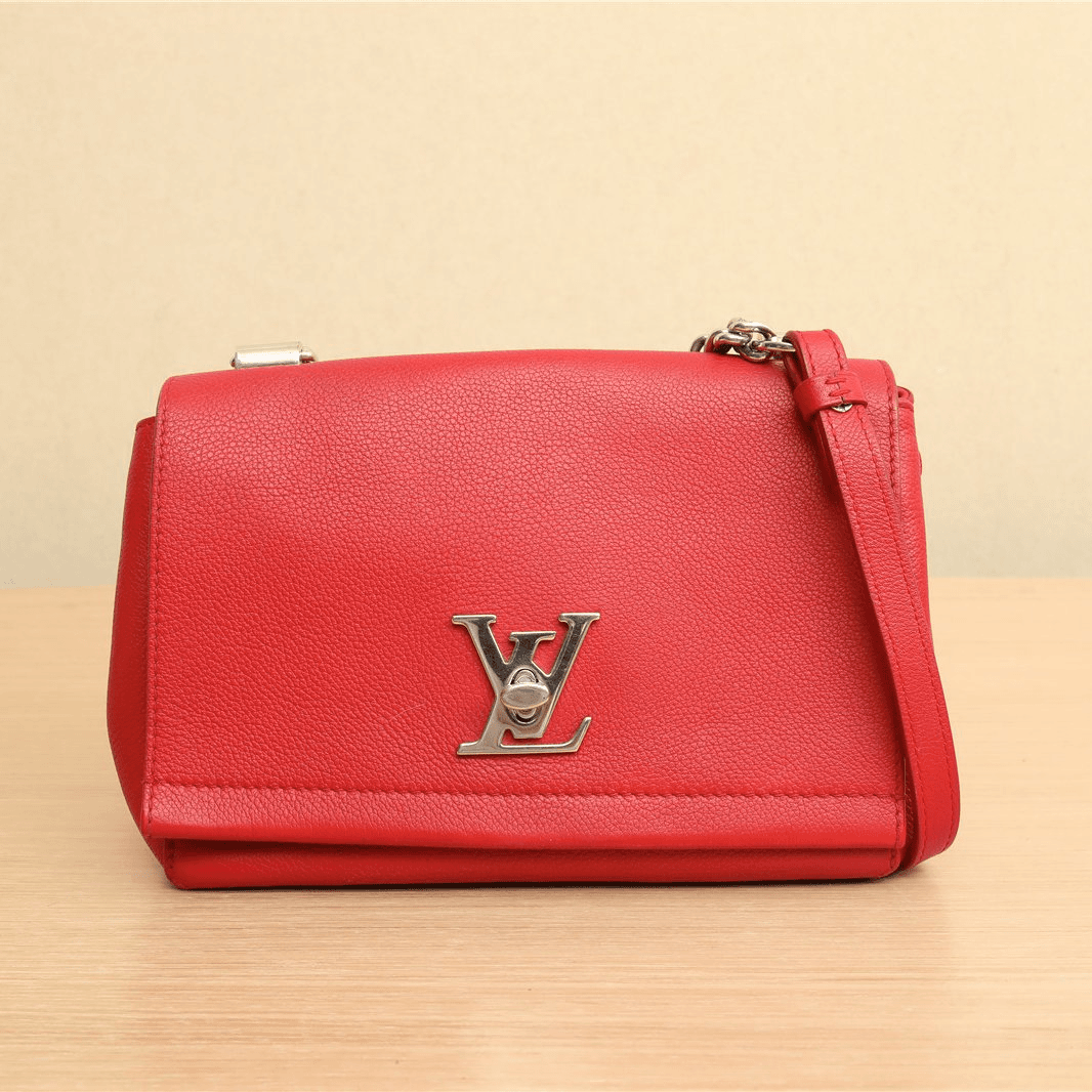 95新 LouisVuitton/路易威登 【精选】Lockme包BB 22 红P201549276