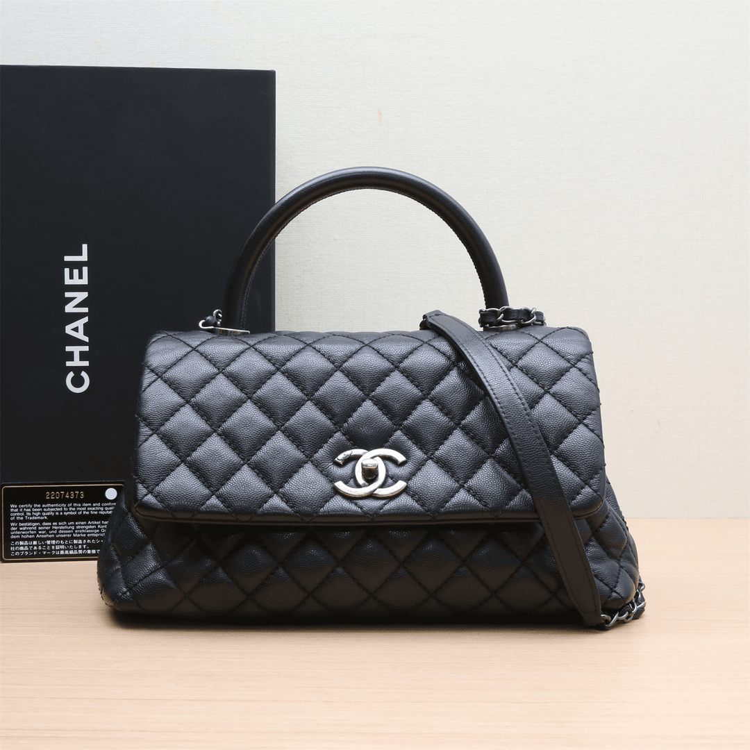 95新 Chanel/香奈儿 【精选】 Handle包中号29cm黑22开P223187895