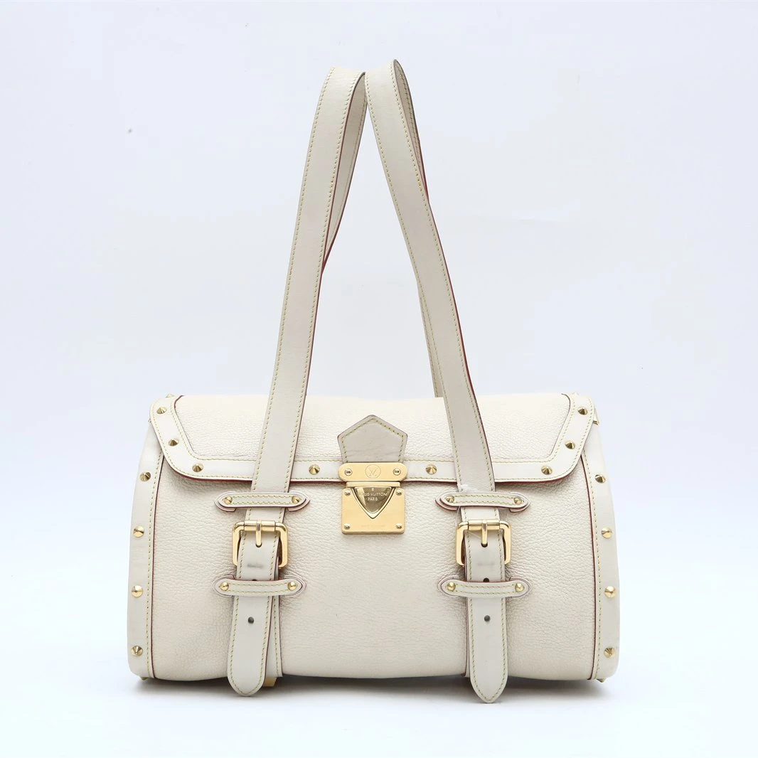 99新 LouisVuitton/路易威登 苏哈里牛皮单肩包 白色 P234348139