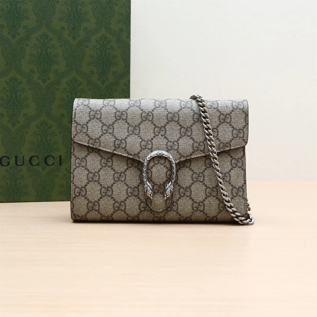 95新 GUCCI/古驰 Dionysus 酒神 Woc斜挎包PVC P214663729