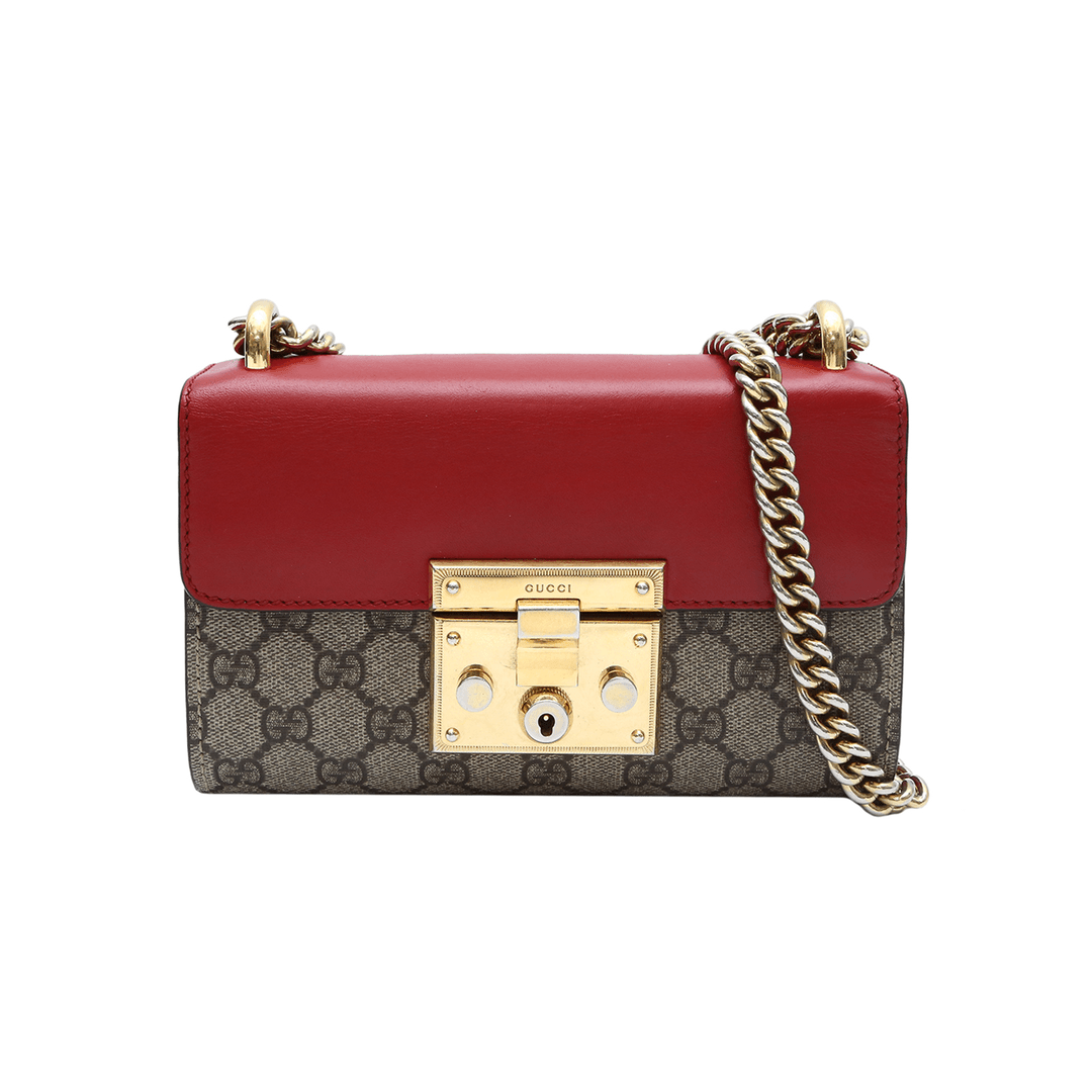 95新 GUCCI/古驰 Padlock 锁头包 盒子包 小号 P214663727