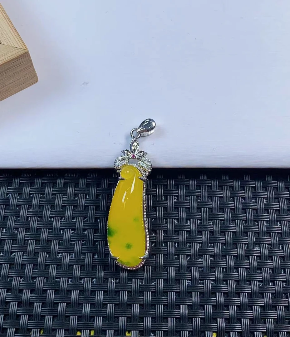 （聚宝严选）0168黄绿福瓜吊坠精致气质妈妈款时尚精美