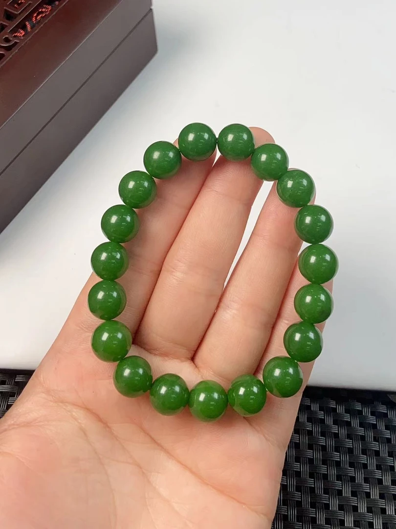 （聚宝严选）A311菠菜手串10妈妈款时尚精致精美百搭
