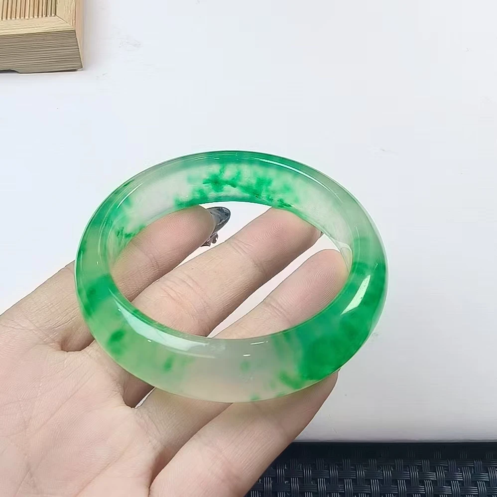 （聚宝严选）绿飘花手镯妈妈款时尚百搭气质精美小众精致