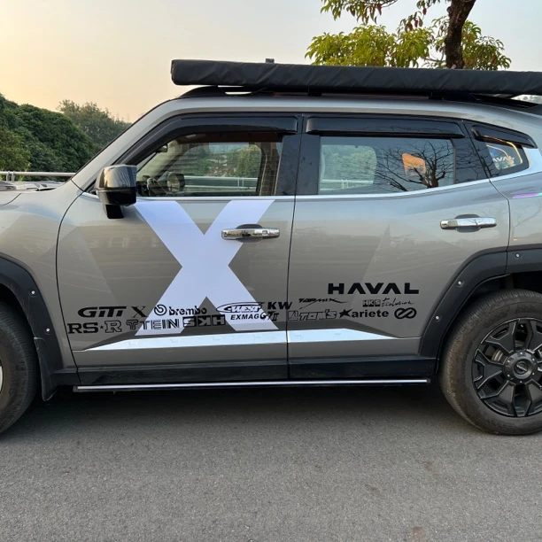 哈弗大狗plus专用贴纸外观装饰车门划痕遮挡个性创意车身拉花贴