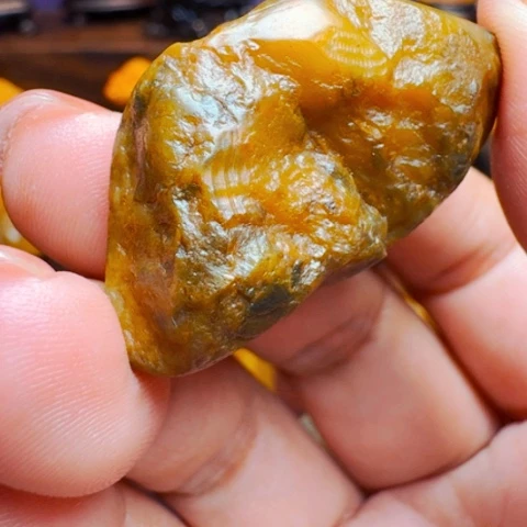 寿山石其他柒*寿山乌鸦皮原石