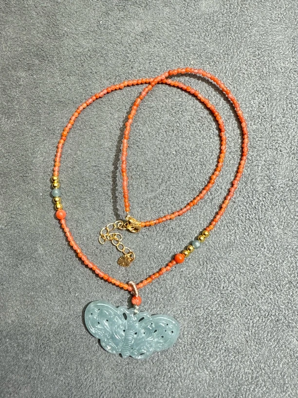 南红项链一条-1448