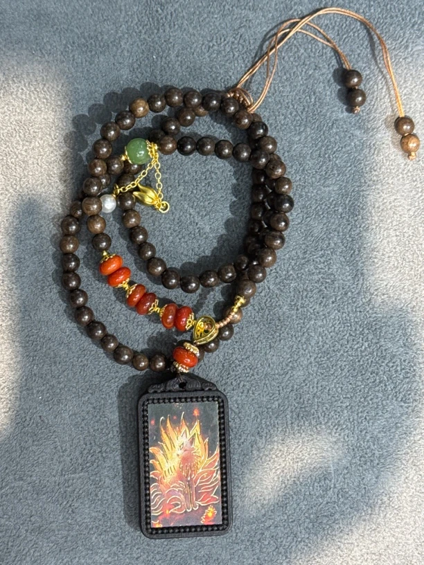 檀木九尾狐多圈手串6mm-1182