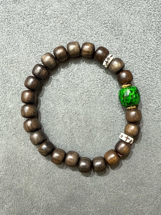 绿其檀木手串8mm-2241