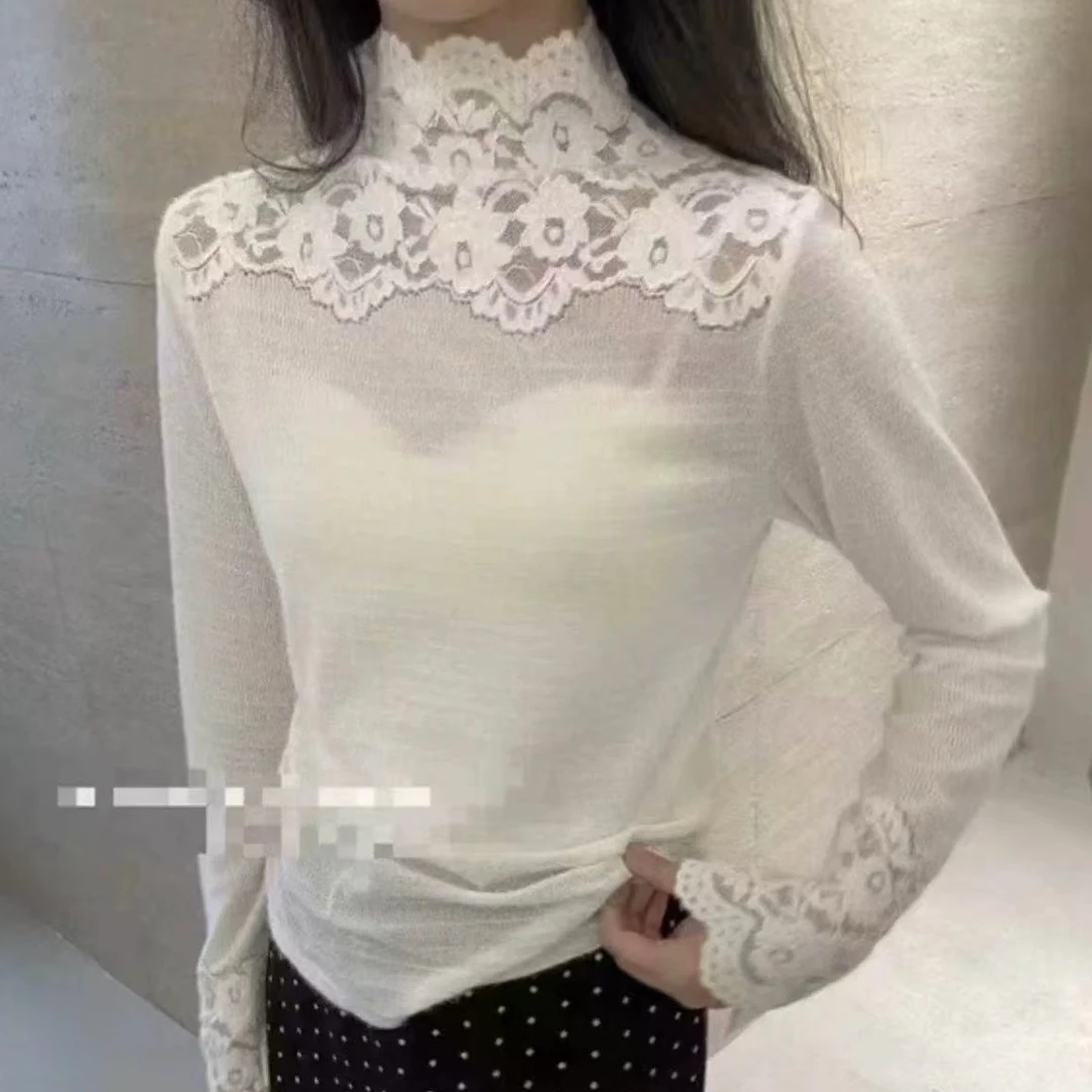 862#长袖针织显瘦气质时尚百半高领60