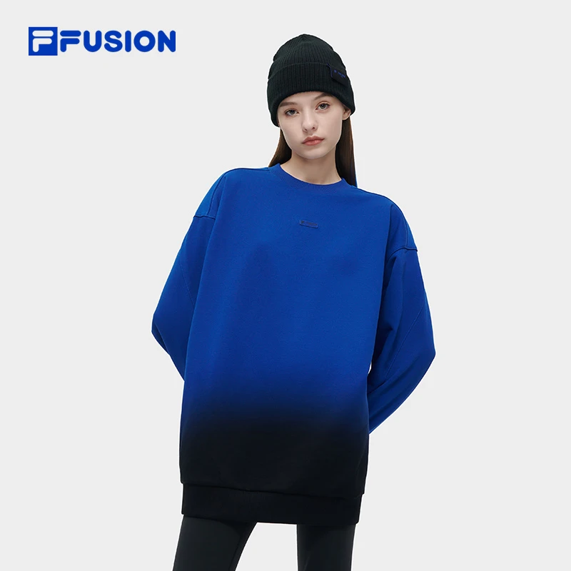 FILA FUSION X TEAM WANG design 系列情侣针织套头衫 T11U349204