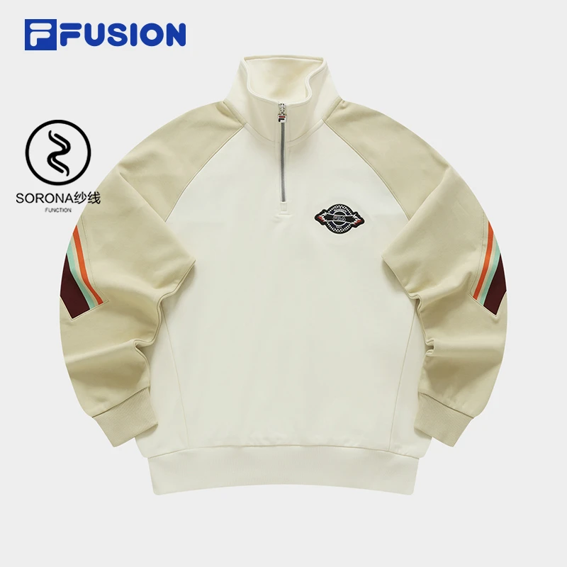 Fila/斐乐潮流F联名女子套头衫冬时尚百搭休闲针织卫衣T11W347202