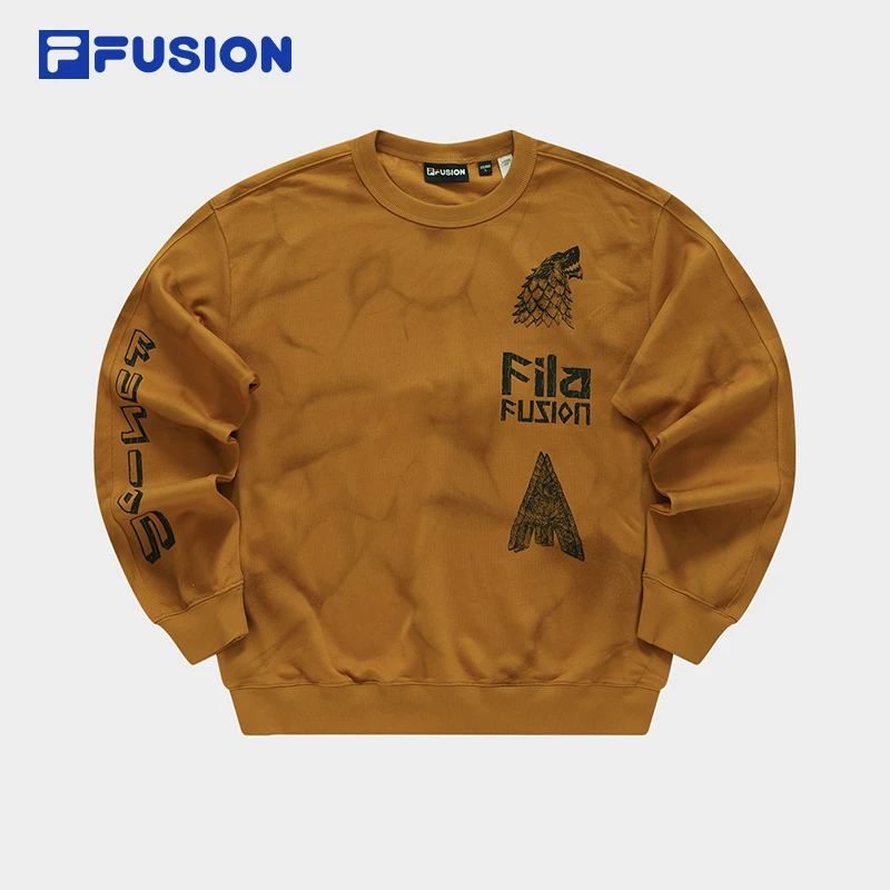Fila/斐乐男子套头卫衣秋款百搭休闲宽松运动圆领上衣T11M343202F