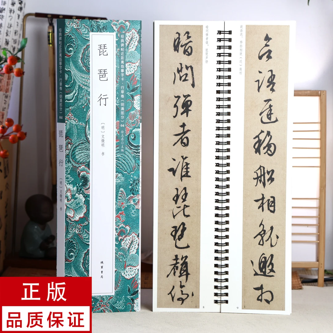文徵明行书琵琶行 静文轩近距离临摹字帖