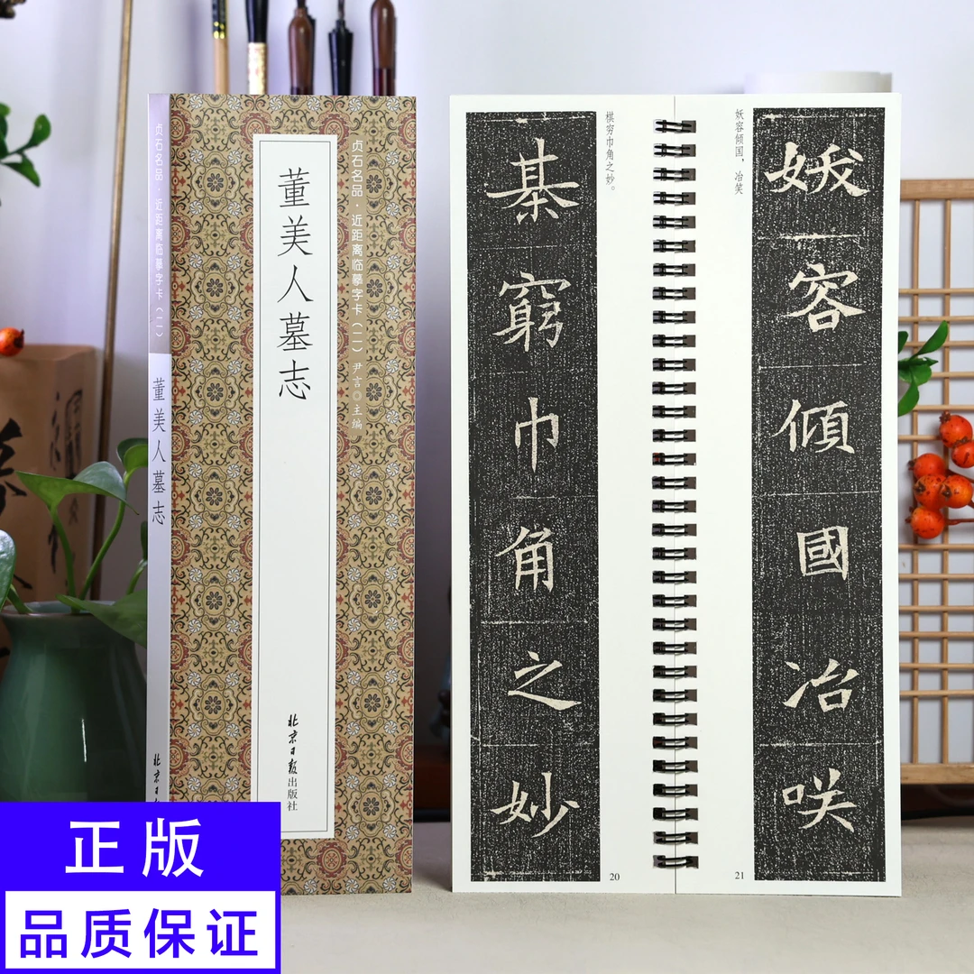 董美人墓志 魏碑 静文轩近距离临摹字帖