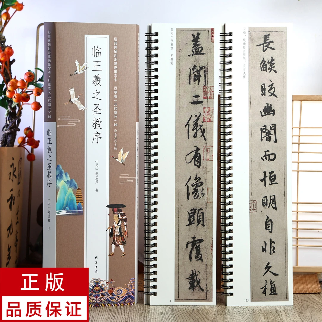 赵孟頫行书临王羲之圣教序 静文轩近距离临摹字帖