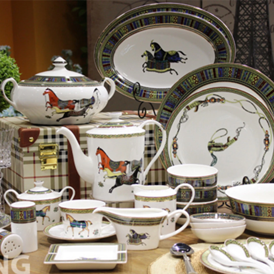 【高骨瓷】罗马高档家用餐具餐盘