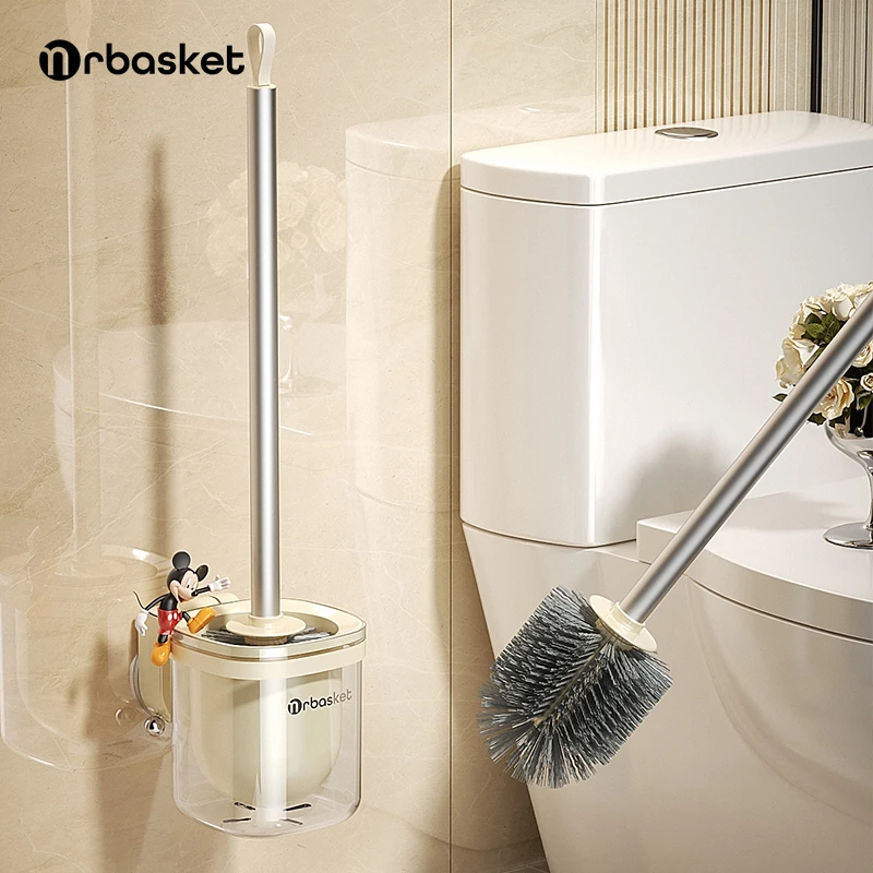 吸盘马桶刷家用免打孔无死角2024新款壁挂马桶刷卫生间清洁刷神器