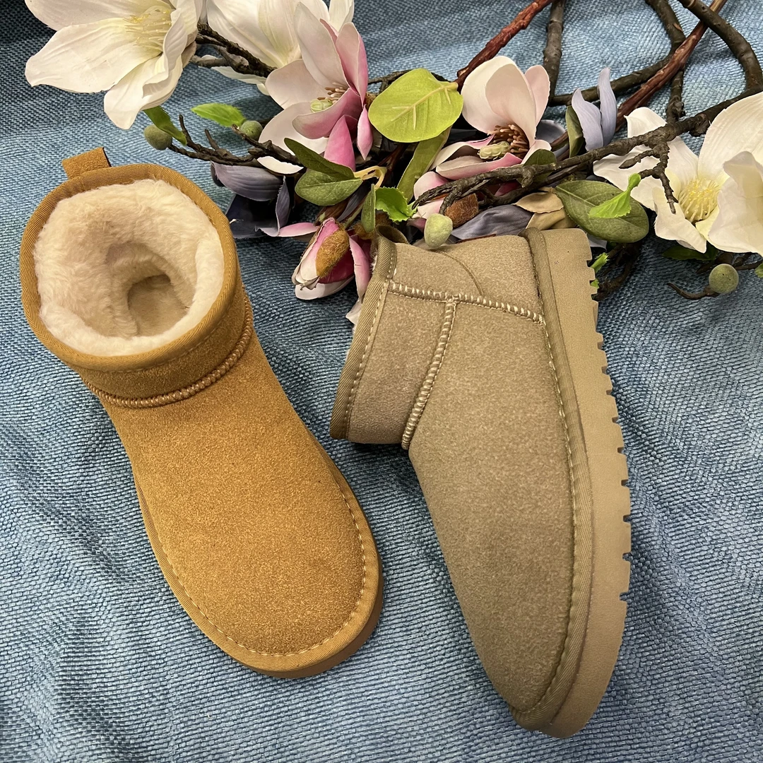 爱德莱斯2024冬季新款雪地靴5854迷你款