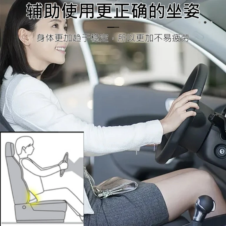 汽车腰靠凉爽凝胶尾椎垫乳胶颈枕不影响通风加热日本EXGELHUG平替