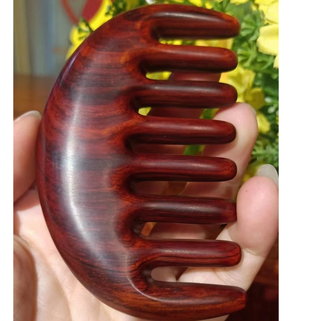 永恒阁红木家用防静电梳子防脱头疗木梳梳头五齿齿梳按摩梳子梳