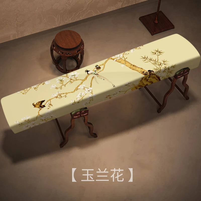 古筝防尘罩古筝罩防尘盖布简约中国风加厚古筝套遮尘布高档琴披