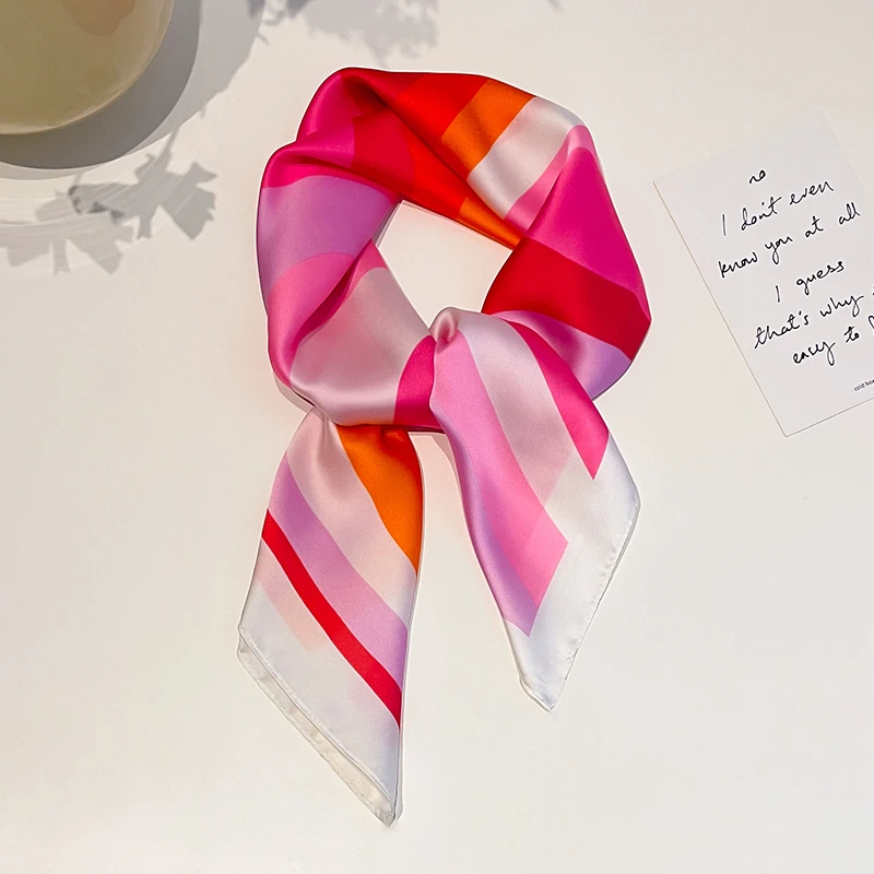 气质方巾丝巾女春秋夏季搭配衬衫空姐职业装饰护颈围脖子网红围巾