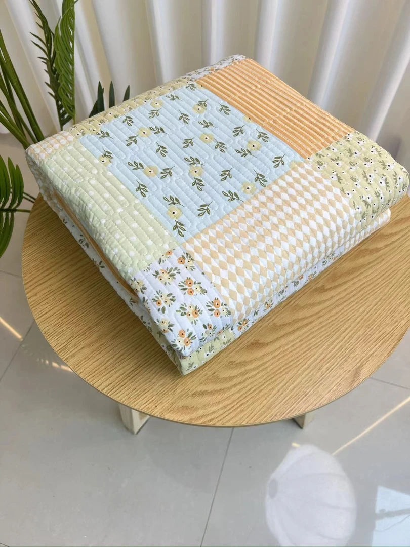 【北奈かわ会社】四季可铺加大加厚耐用柔软床盖90*220cm 雅致