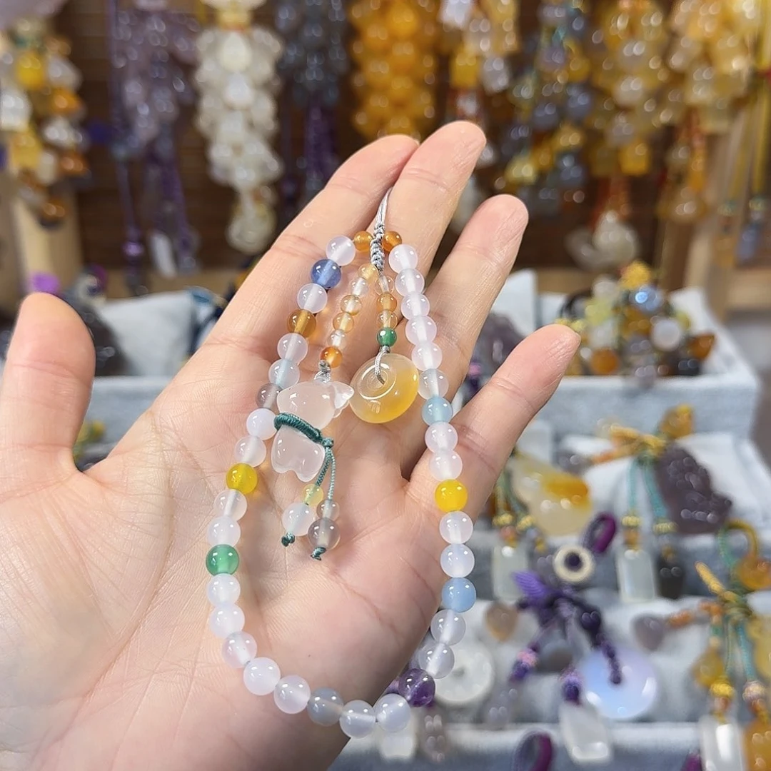 玛瑙/玉髓车挂未镶嵌