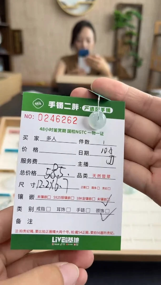 【闪购商品】翡翠颈饰未镶嵌多人