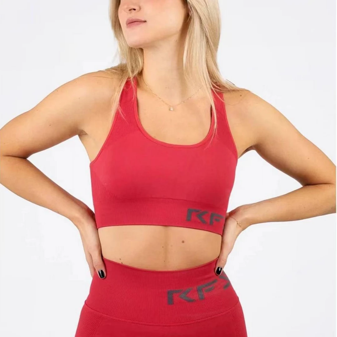 出口欧洲品牌尾单 后背镂空 瑜伽运动文胸 防震排汗速干瑜伽背心