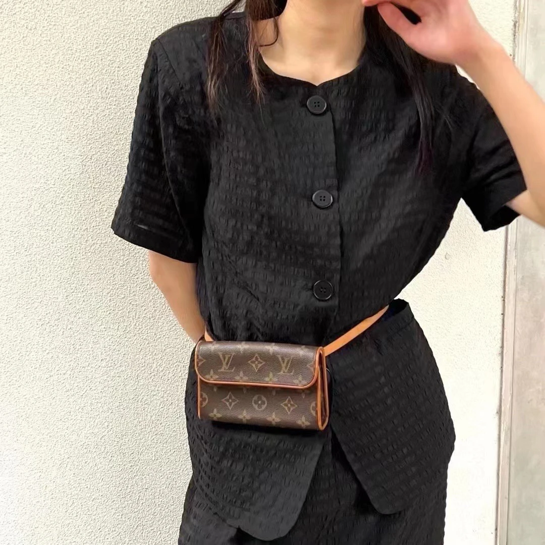 95新 LouisVuitton/路易威登 觅时/Lv/小号腰包/112814