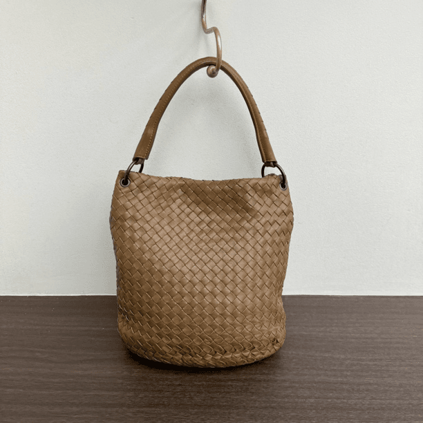 95新 BOTTEGA VENETA/葆蝶家 觅时/编织水桶单肩/113098