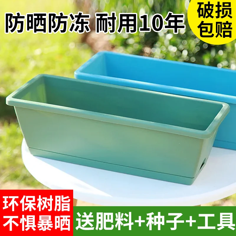 大蒜清仓霍仑盆包邮特价盆种植盆种菜霍仑盆种菜长条霍仑盆长方形